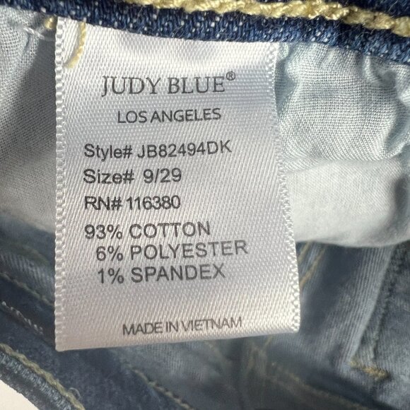 Judy Blue Jeans Womens 31x27* Road Trip High Rise Skinny Front Seam Denim Tag 29 - Picture 8 of 16